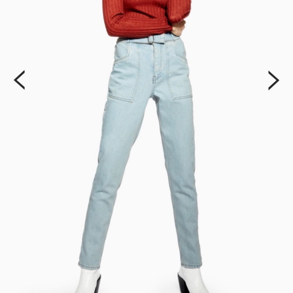 Topshop Beach Elastic Mom Jeans (w TAGS)